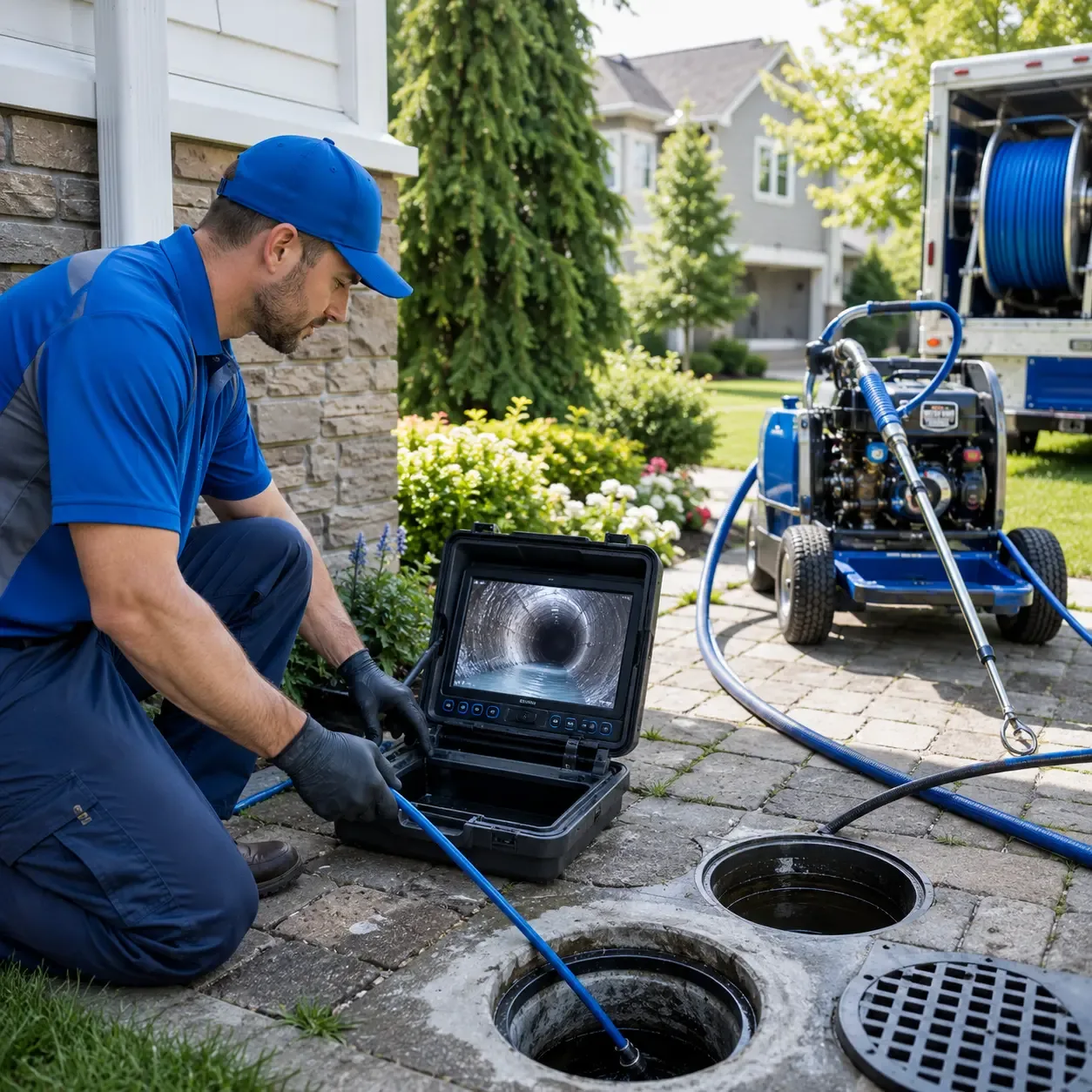 Outdoor drain cleaning professionals serving Greensboro Bend, VT